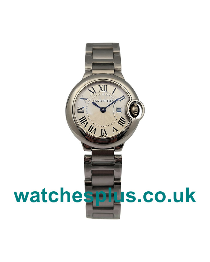 Top Quality Cartier Ballon Bleu W69010Z4 Fake Watches With Silver Dials Online