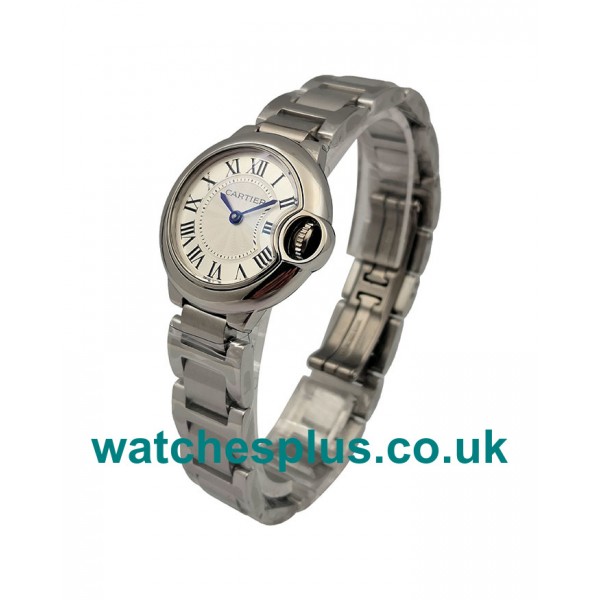 Top Quality Cartier Ballon Bleu W69010Z4 Fake Watches With Silver Dials Online