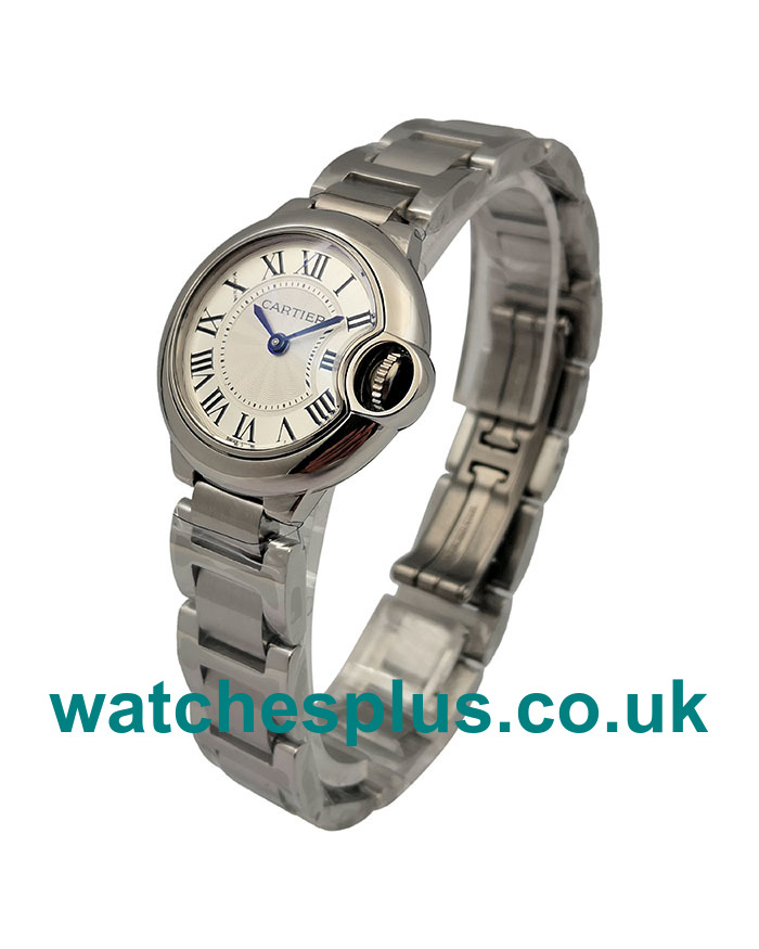 Top Quality Cartier Ballon Bleu W69010Z4 Fake Watches With Silver Dials Online