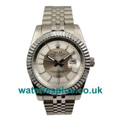 UK Cheap Rolex Datejust 116234 Replica Watches With Silver Dials For Men