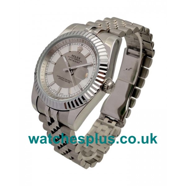 UK Cheap Rolex Datejust 116234 Replica Watches With Silver Dials For Men