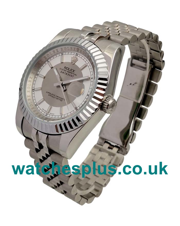 UK Cheap Rolex Datejust 116234 Replica Watches With Silver Dials For Men