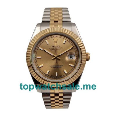 UK Perfect Rolex Datejust 116233 Replica Watches With Champagne Dials For Sale