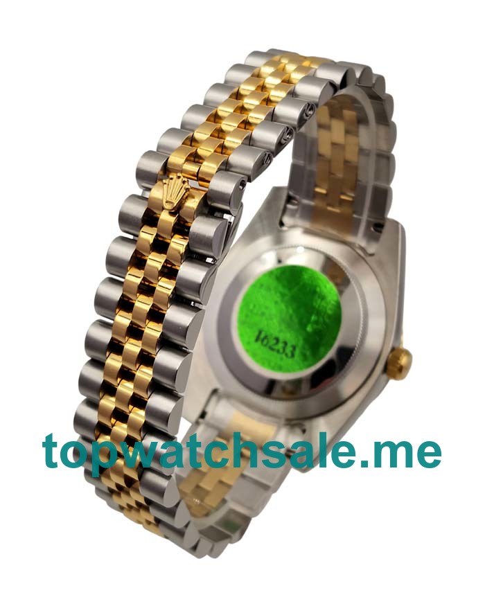 UK Best Quality Rolex Datejust 116233 Replica Watches With White Mother-Of-Pearl Dials Online