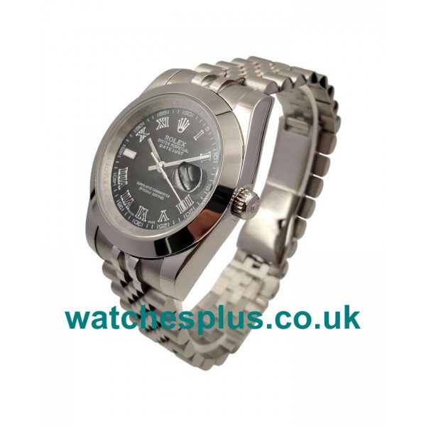 UK Cheap Rolex Datejust 116300 Replica Watches With Black Dials Online Sale