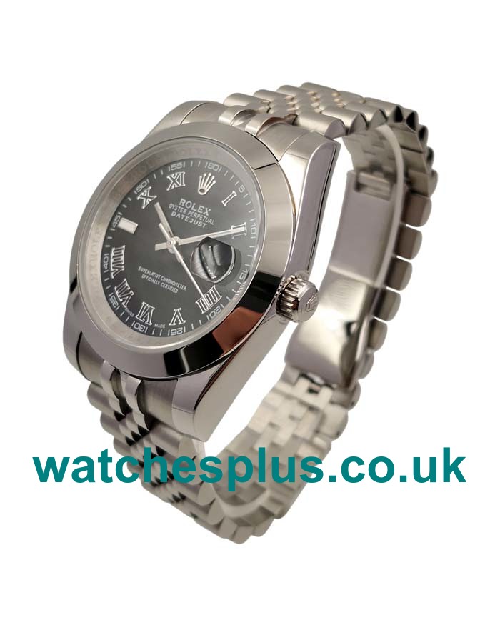 UK Cheap Rolex Datejust 116300 Replica Watches With Black Dials Online Sale