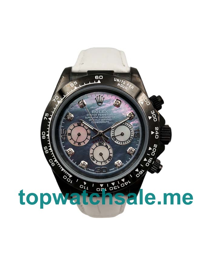 UK High End Rolex Daytona 116519 Replica Watches With Mother-Of-Pearl Dials For Men