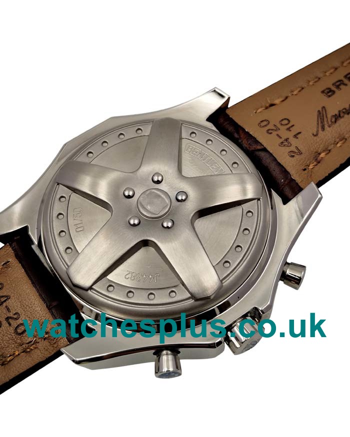 UK Swiss Valjoux 7750 Movement Breitling Bentley 6.75 A44362 Replica Watches With White Dials For Men