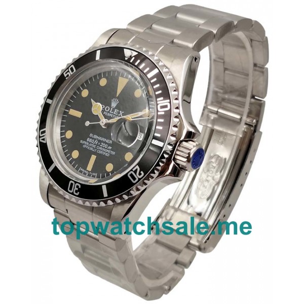 UK High Quality Rolex Submariner 1680 Replica Watches With Black Dials For Men