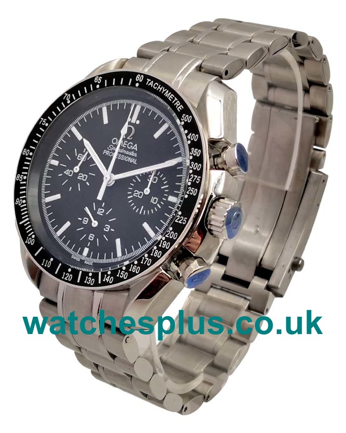 UK Swiss Luxury Omega Speedmaster 3570.50.00 Replica Watches With Black Dials For Sale