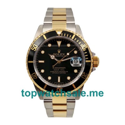 UK High Quality Rolex Submariner 116613 LN Replica Watches With Black Dials For Sale