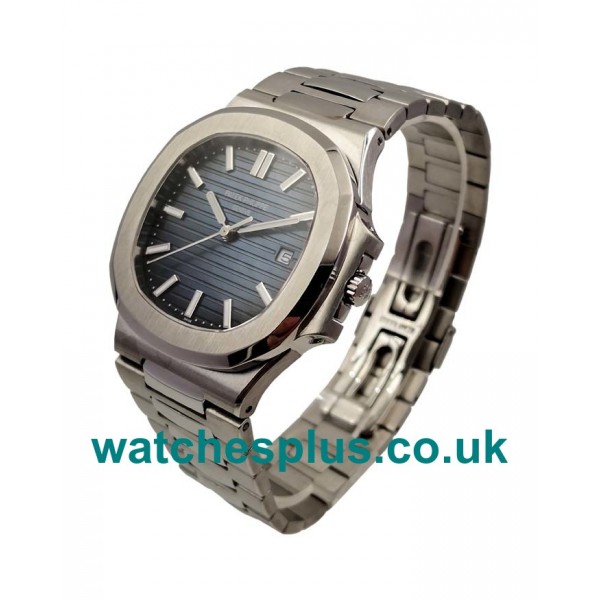 UK Cheap 1:1 Fake Patek Philippe Nautilus 5711/1A Watches With Blue Dials For Sale