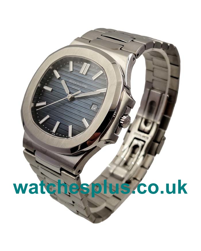 UK Cheap 1:1 Fake Patek Philippe Nautilus 5711/1A Watches With Blue Dials For Sale