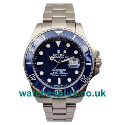 UK Swiss Made Rolex Submariner 116619 LB Replica Watches With Blue Dials Online