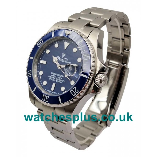 UK Swiss Made Rolex Submariner 116619 LB Replica Watches With Blue Dials Online