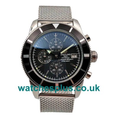 UK Cheap Breitling Superocean Heritage A13320 Replica Watches With Black Dials For Sale