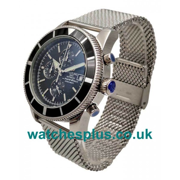 UK Cheap Breitling Superocean Heritage A13320 Replica Watches With Black Dials For Sale