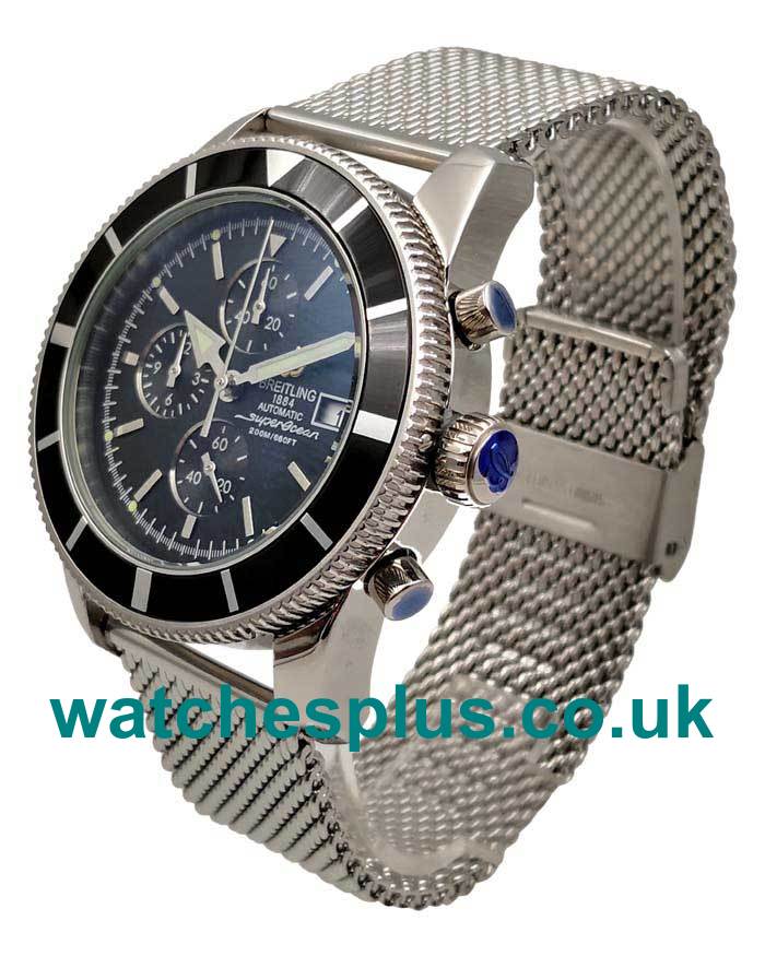 UK Cheap Breitling Superocean Heritage A13320 Replica Watches With Black Dials For Sale