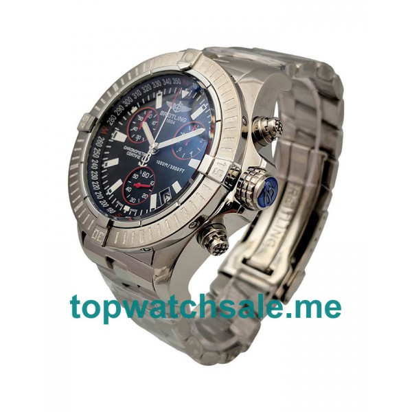 UK AAA 48.5 MM Replica Breitling Avenger Seawolf Chrono A73390 With Black Dials For Sale