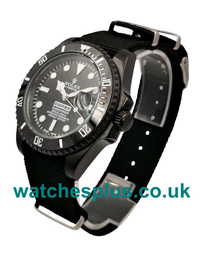 Best Quality 40 MM Rolex Submariner 16610 Fake Watches With Black Dials For Men