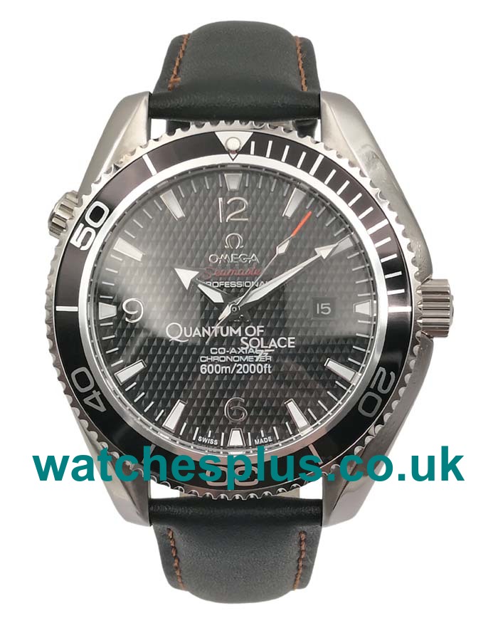 UK Best 1:1 Fake Omega Seamaster Planet Ocean 222.30.46.20.01.001 With Black Dials For Men