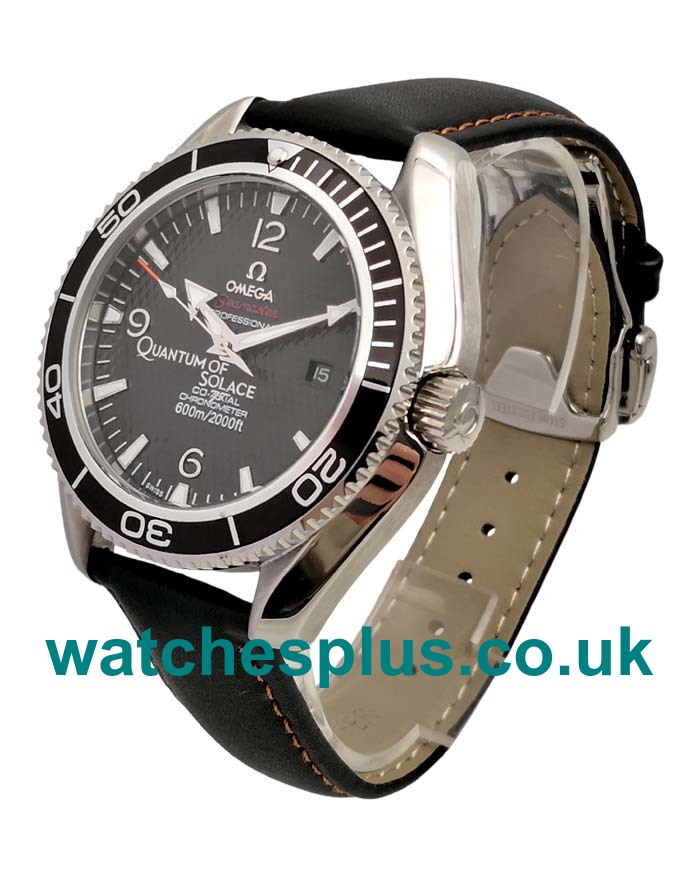 UK Best 1:1 Fake Omega Seamaster Planet Ocean 222.30.46.20.01.001 With Black Dials For Men