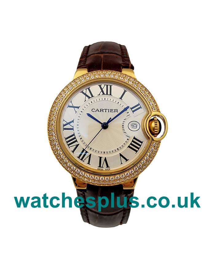 UK Best 1:1 Cartier Ballon Bleu WJBB0007 Replica Watches With Silver Dials Online