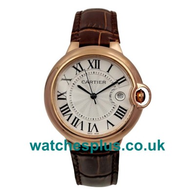 UK Best 1:1 Cartier Ballon Bleu W6900651 Replica Watches With Silver Dials For Men