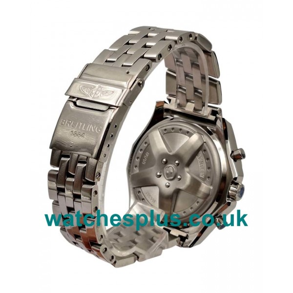 UK Best Quality Replica Breitling Bentley 6.75 A44362 With Blue Dials Steel Cases For Sale