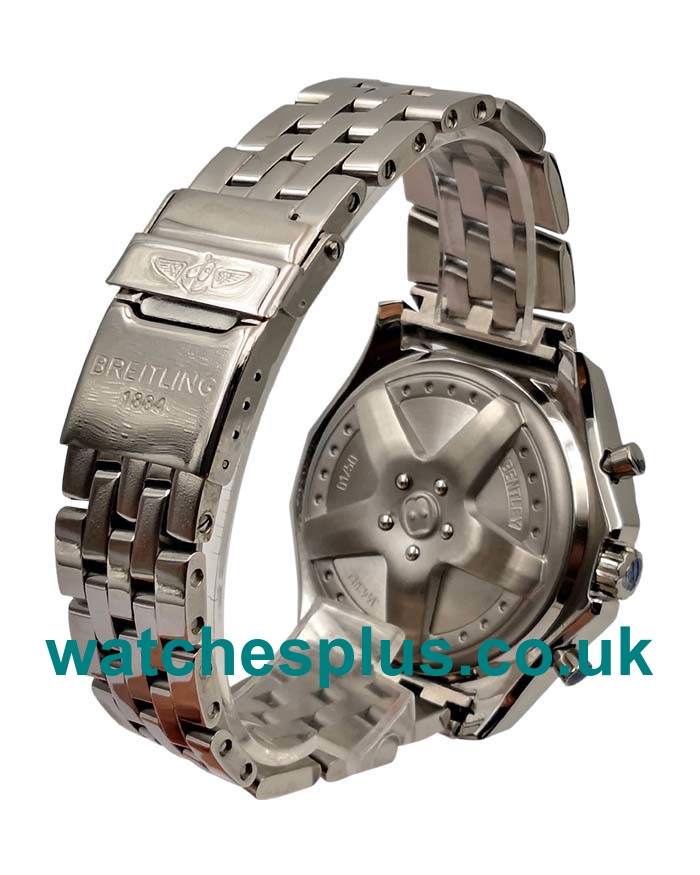 UK Best Quality Replica Breitling Bentley 6.75 A44362 With Blue Dials Steel Cases For Sale