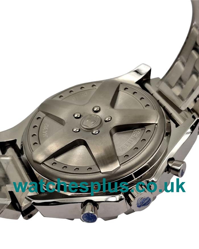 UK Best Quality Replica Breitling Bentley 6.75 A44362 With Blue Dials Steel Cases For Sale