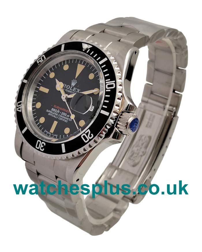 UK Swiss Made Replica Rolex Submariner 1680 With Black Dials And Steel Cases For Men