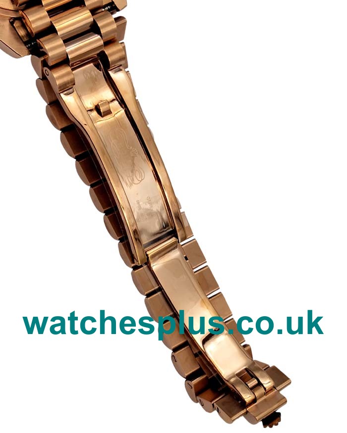 UK Best Quality Rolex Day-Date 218235 Replica Watches With Brown Dials For Sale