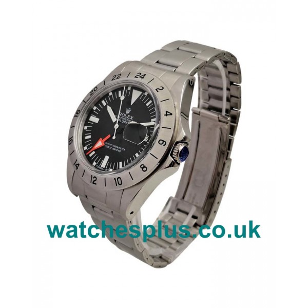 UK Cheap Rolex Explorer II 1655 Replica Watches With Black Dials For Sale