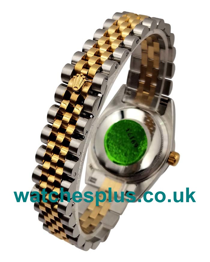 UK Top Quality Rolex Datejust 69173 Fake Watches With White Mother-Of-Pearl Dials For Sale