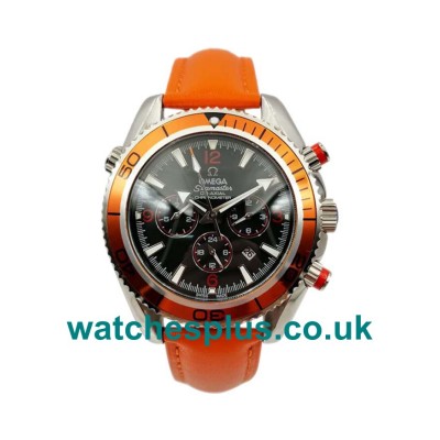 UK Best Quality Omega Seamaster Planet Ocean Chrono 2918.50.82 Replica Watches With Black Dials Online