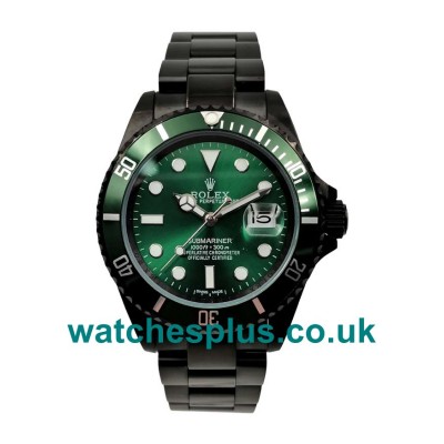 40 MM Best Quality Rolex Submariner 116610 LV Fake Watches With Green Dials For Men