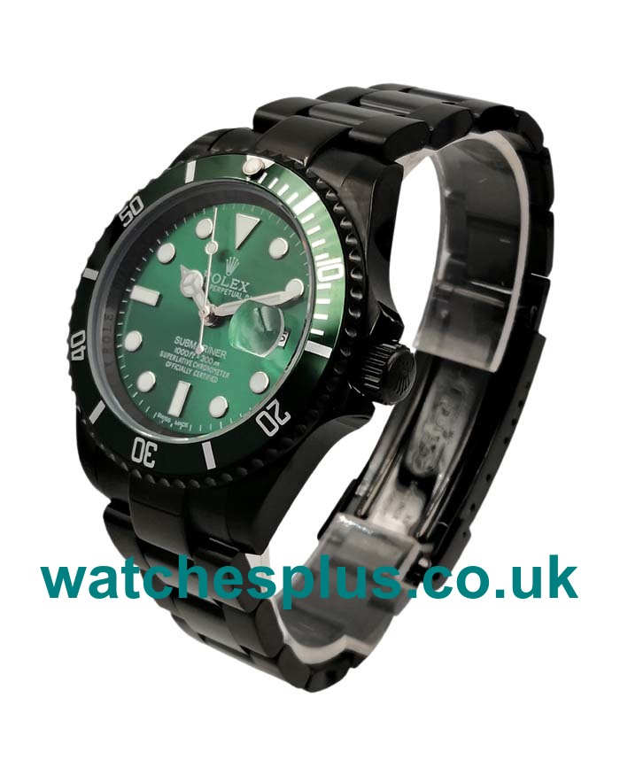 40 MM Best Quality Rolex Submariner 116610 LV Fake Watches With Green Dials For Men