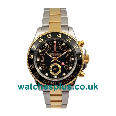 Cheap Rolex Yacht-Master II 116681 Fake Watches With Black Dials For Sale