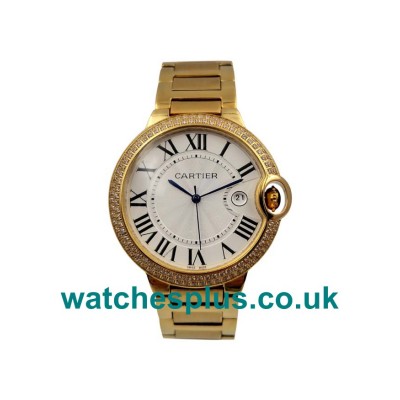 Perfect 42 MM Ballon Bleu De Cartier WE9007Z3 Fake Watches With Silver Dials For Sale