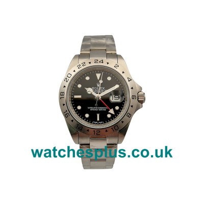 UK Top Quality Rolex Explorer 16570 Replica Watches With Black Dials Online