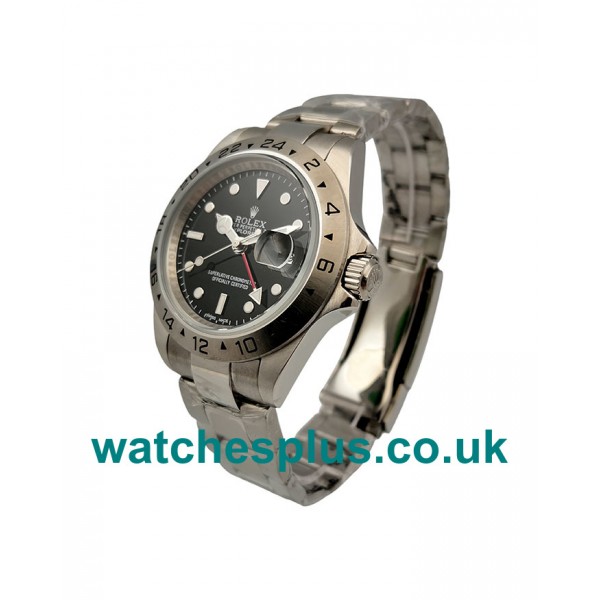 UK Top Quality Rolex Explorer 16570 Replica Watches With Black Dials Online