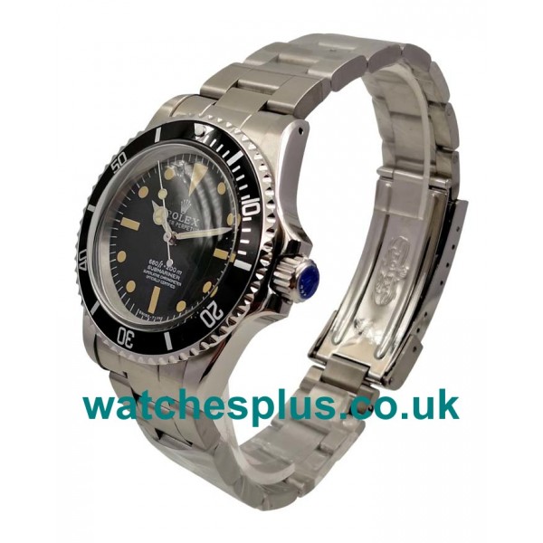 UK Best 1:1 Rolex Submariner 1680 Replica Watches With Black Dials For Men