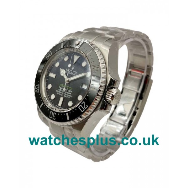 UK AAA Quality Replica Rolex Sea-Dweller Deepsea 116660 V7 Stainless Steel D-Blue Dial Swiss 3135 Watches