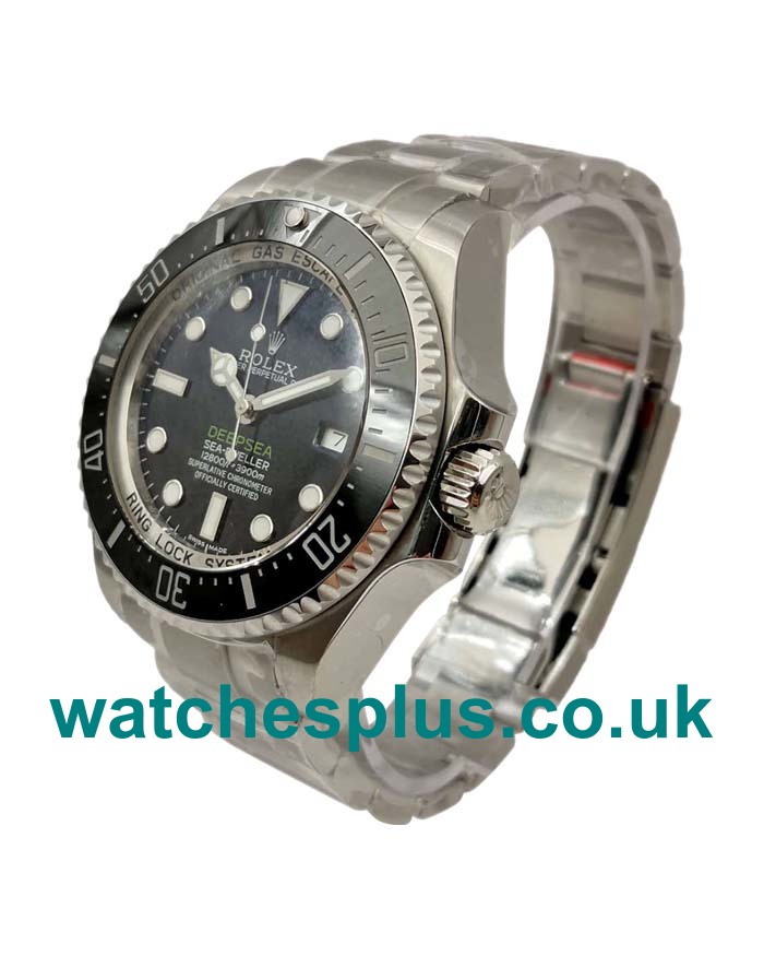 UK AAA Quality Replica Rolex Sea-Dweller Deepsea 116660 V7 Stainless Steel D-Blue Dial Swiss 3135 Watches