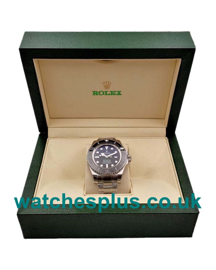 UK AAA Quality Replica Rolex Sea-Dweller Deepsea 116660 V7 Stainless Steel D-Blue Dial Swiss 3135 Watches