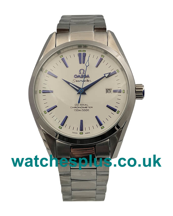 UK AAA Quality Omega Seamaster 2503.33.00 Replica Watches With White Dials For Sale