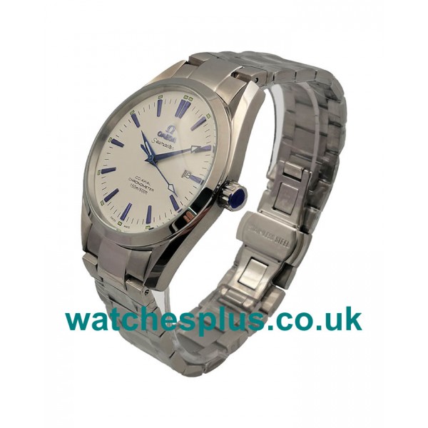 UK AAA Quality Omega Seamaster 2503.33.00 Replica Watches With White Dials For Sale