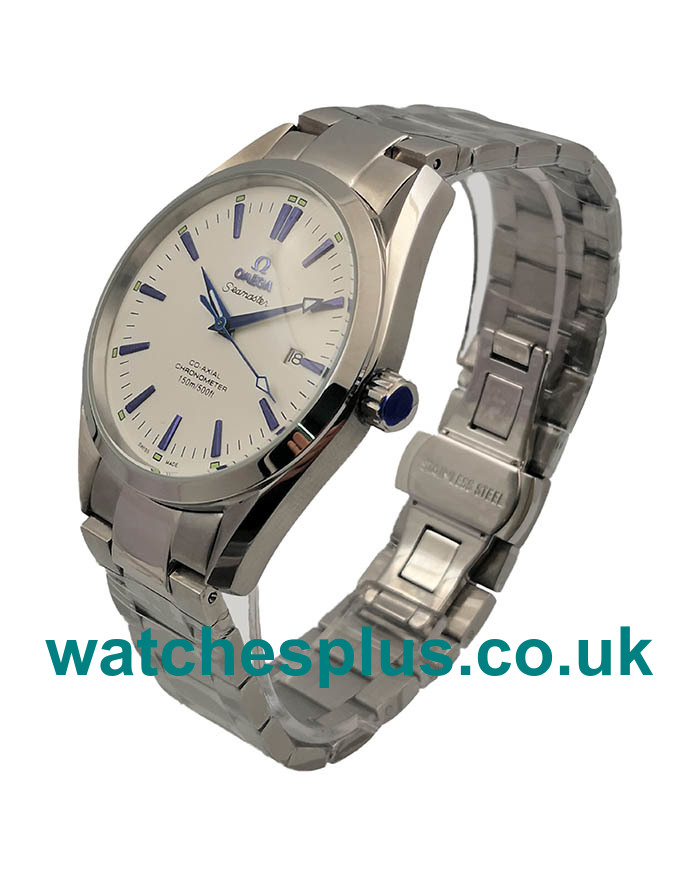 UK AAA Quality Omega Seamaster 2503.33.00 Replica Watches With White Dials For Sale