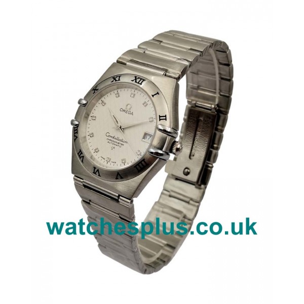 UK Best Quality Replica Omega Constellation 1502.35.00 With White Dials And Steel Cases